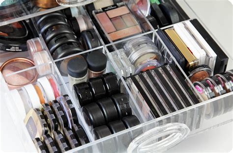 container store makeup drawer organizer.